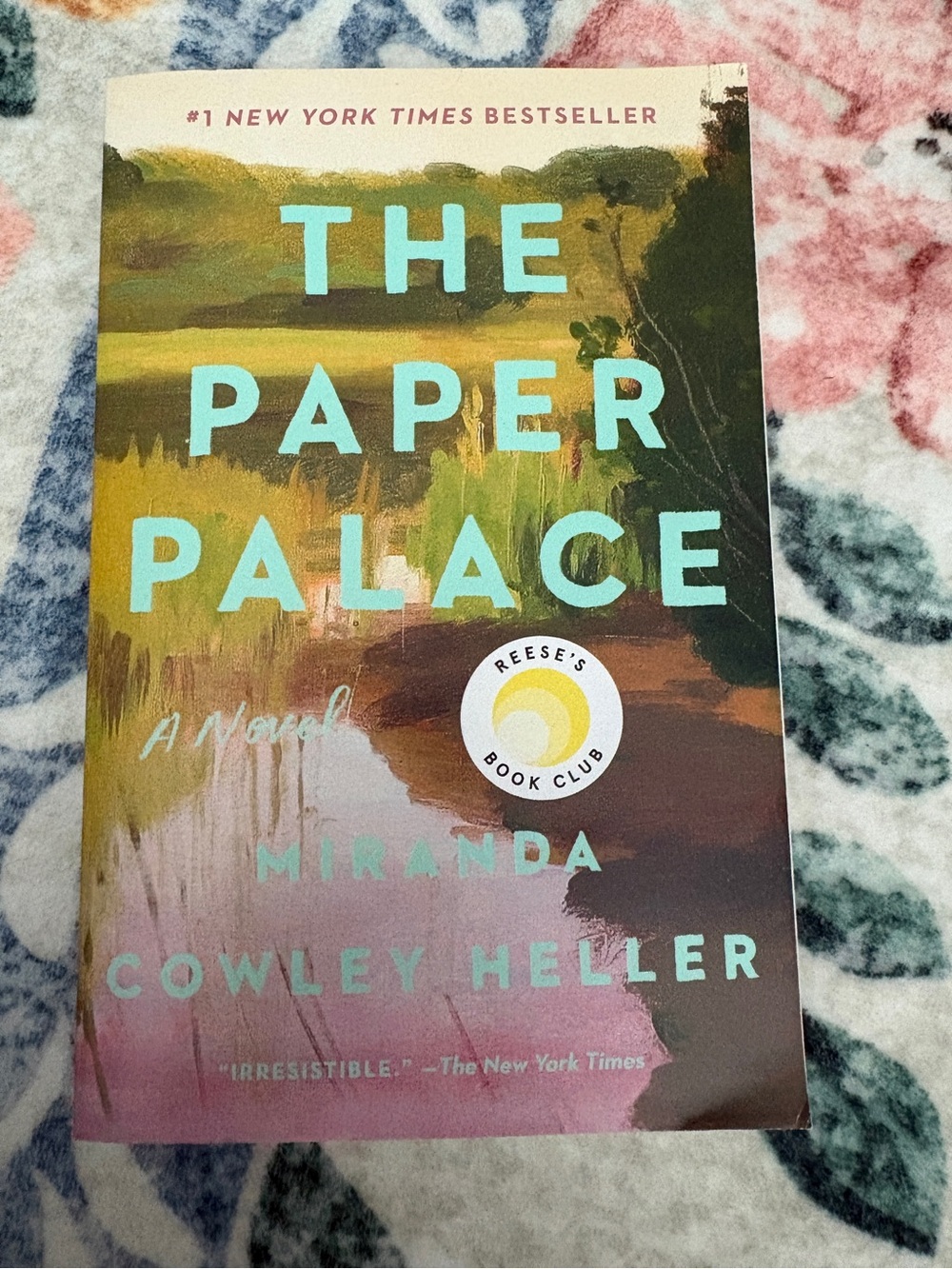 The Paper Palace by Miranda Cowley Heller - Turquoise Cover
